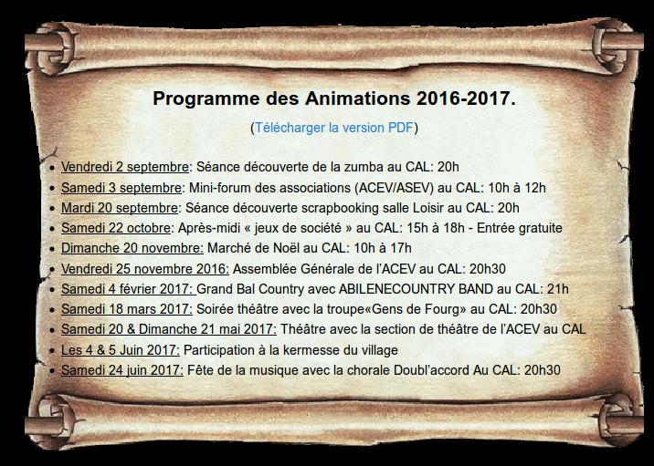 Lire la suite à propos de l’article Programme de rentrée 2016/2017 de l’ACEV<span class="rating-result after_title mr-filter rating-result-17879" >			<span class="no-rating-results-text">.</span>		</span>